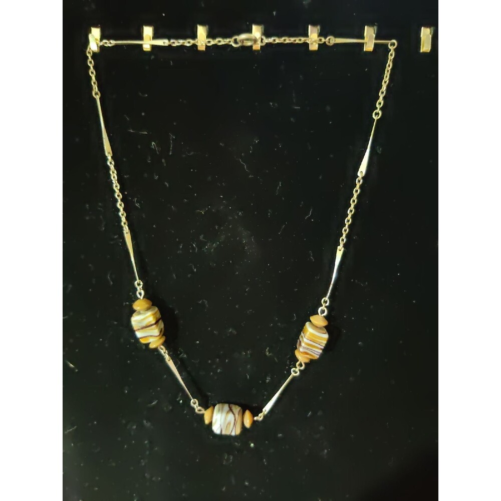 Handmade Glass Bead Necklace